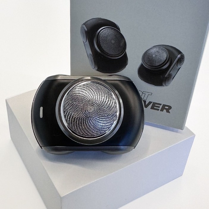 픽샷 휴대용 여행용 전동면도기 완전방수 건식 습식 전기면도기, 블랙