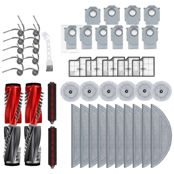 퓨어퍼스트 S9 MaxV Ultra 호환 소모품 물걸레 브러쉬 필터 더스트백 먼지봉투 48종, 1개