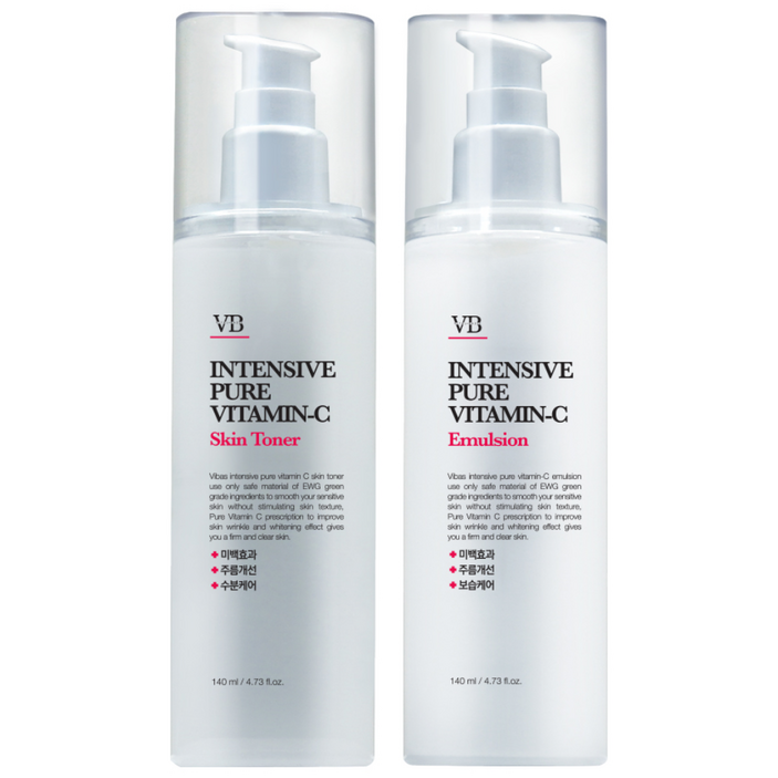 비바스 인텐시브 퓨어비타민C 스킨토너 + 에멀전 세트, 1세트