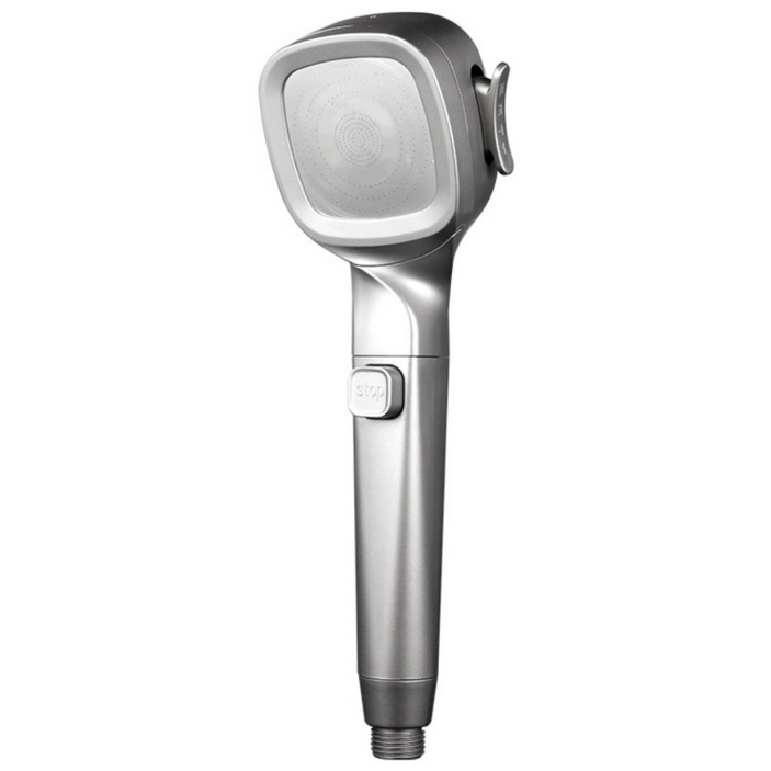 기마옴 수압상승 4단 필터 샤워기 헤드, 실버, 1개