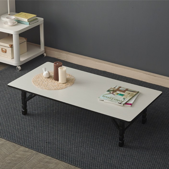 조은세상 LPM 접이식 테이블B 1000 x 600 mm, 화이트