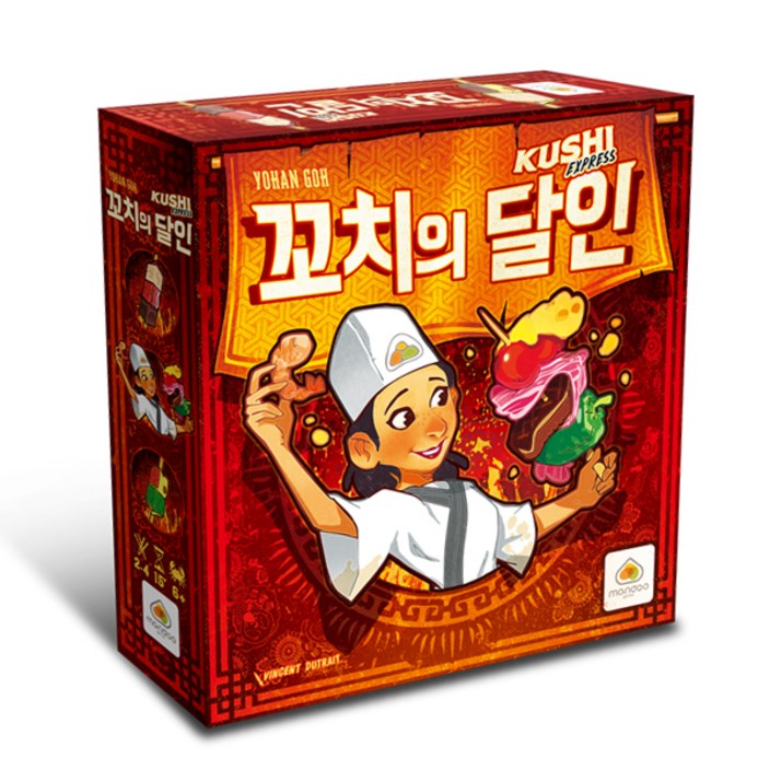 만두게임즈 꼬치의달인 보드게임, 혼합색상, 1개