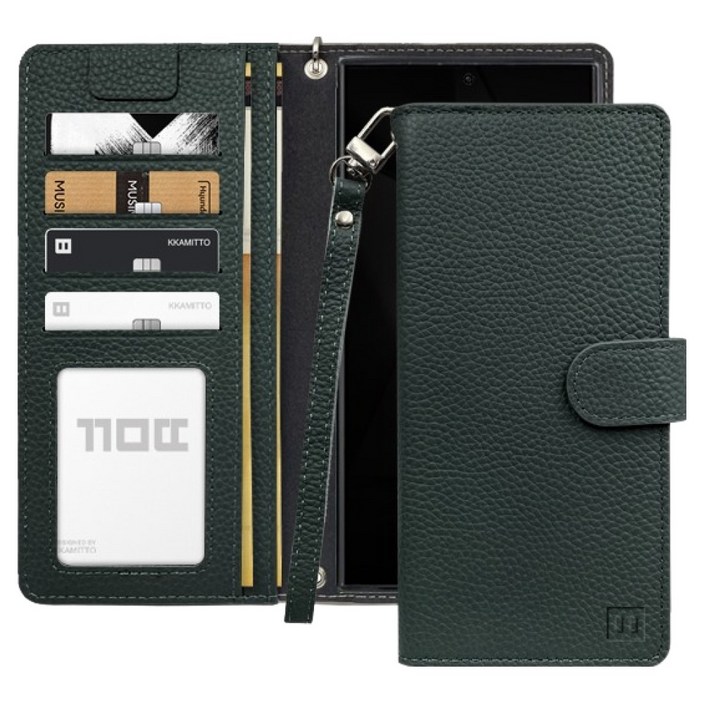 에포크 로그 소가죽 다이어리 휴대폰 케이스