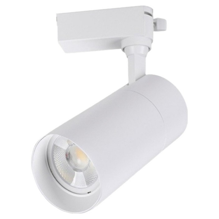 비츠온 LED 일체형 등기구 레일조명 20W, 전구색색온도, 화이트조명, 1개