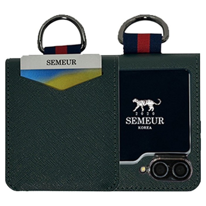 케이스퍼시픽 루미노스 가죽 링고리 힌지보호 카드수납 휴대폰 케이스