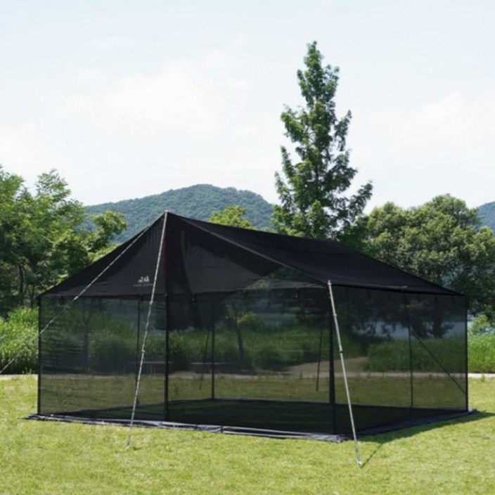 홀리데이코리아 캠핑 렉타 타프 마그네틱 메시 스크린