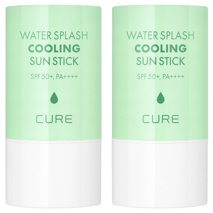 김정문알로에 라 센스 로에 큐어 워터 스플래쉬 쿨링 선스틱 SPF50 PA, 23g, 2개