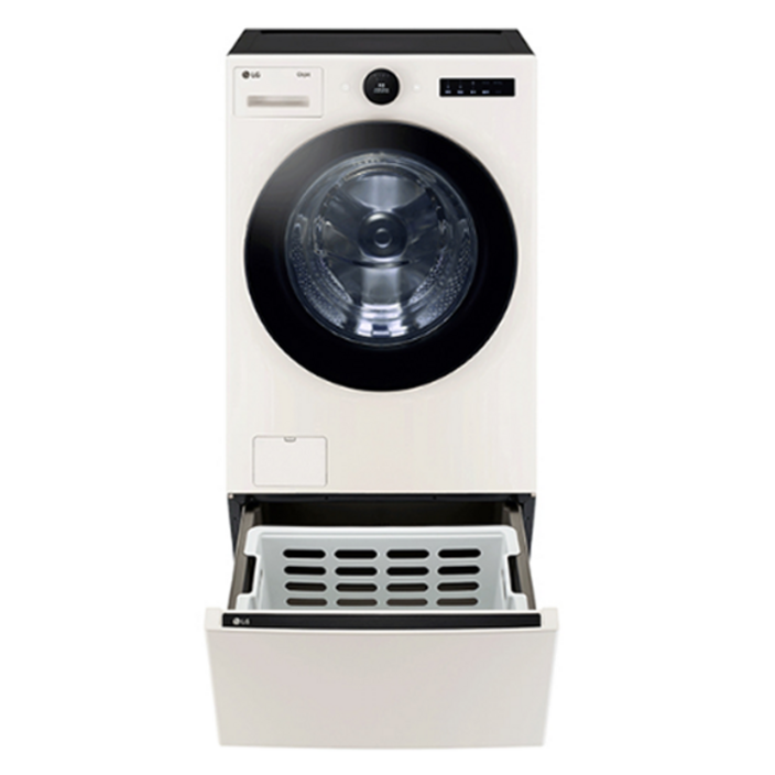 LG 트롬 오브제컬렉션 드럼세탁기 FX23ENEF 23kg 키높이 수납함 네이처 베이지 방문설치