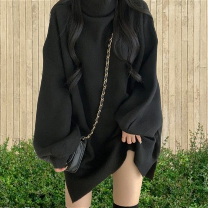 여성 여리핏 니트 원피스 Q2