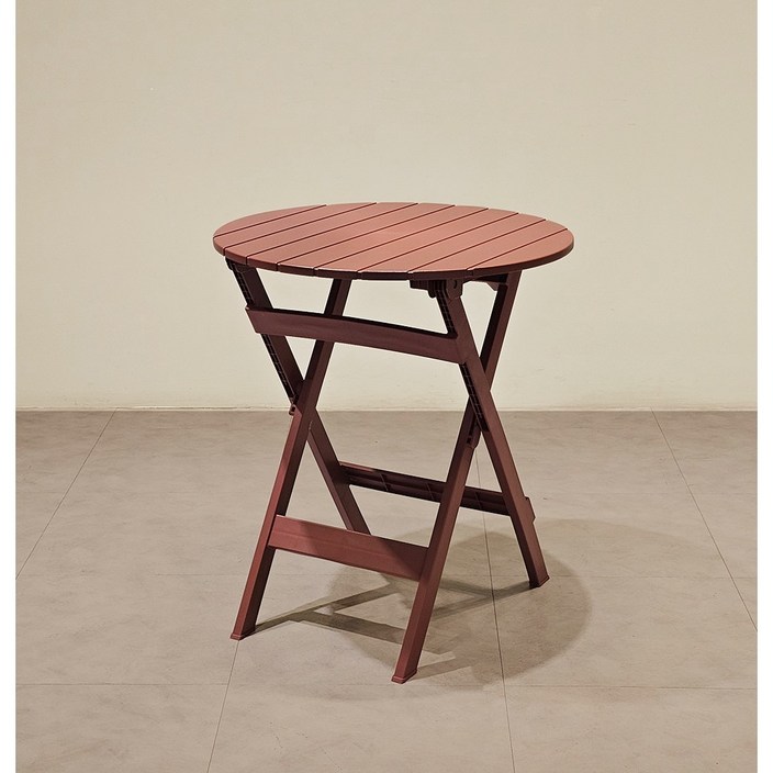 튼튼한 접이식 야외용 600파이 아이비 폴딩 테이블, 와인