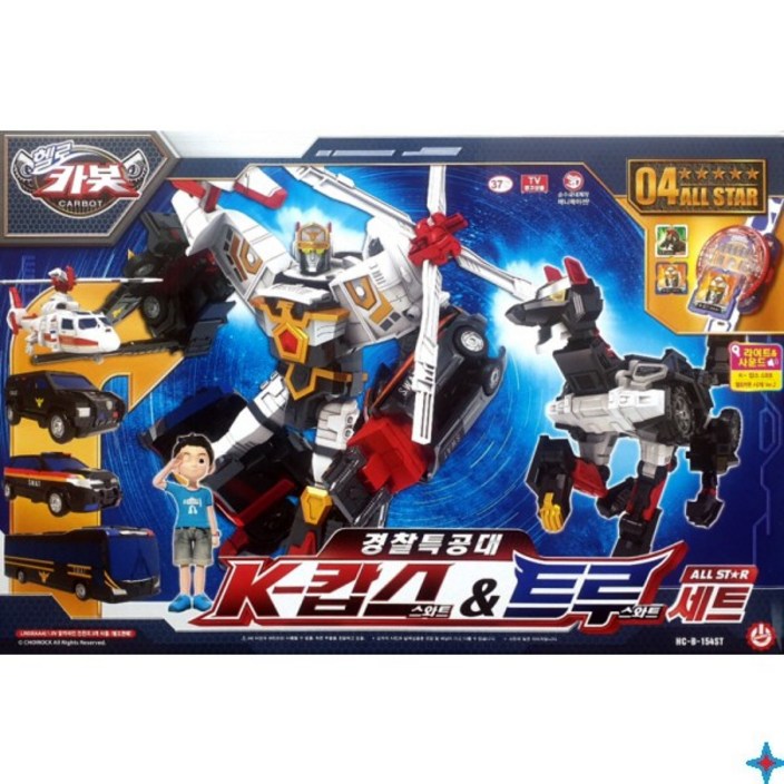 헬로카봇 경찰특공대 K캅스 트루 올스타세트