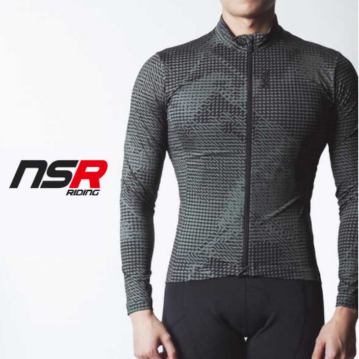 NSR 남성용 클럽 엘페 기모 긴팔 져지 자전거 싸이클복 상의  사은품증정