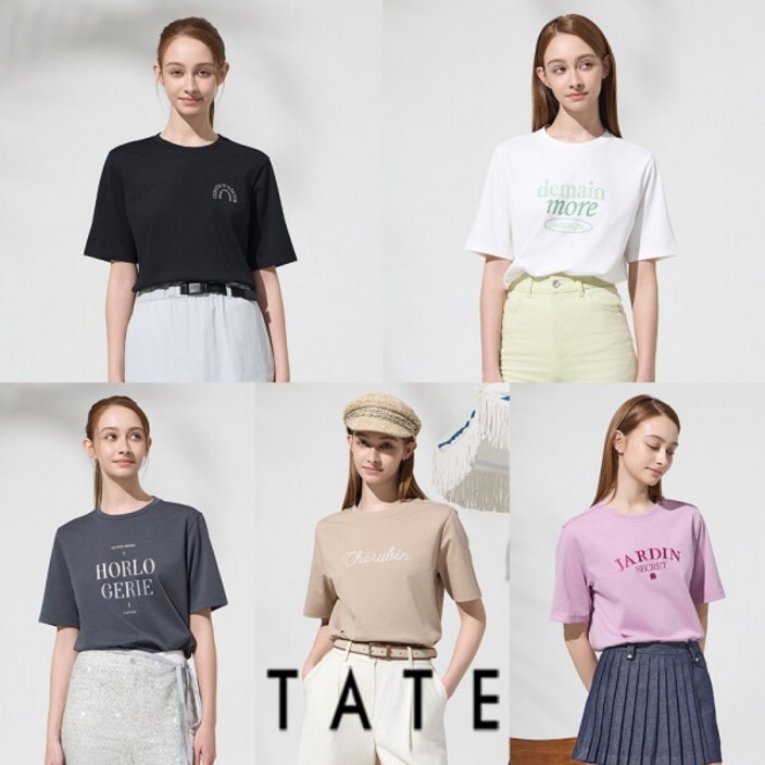 테이트 TATE 25SS 여성 아트웍티셔츠 5종