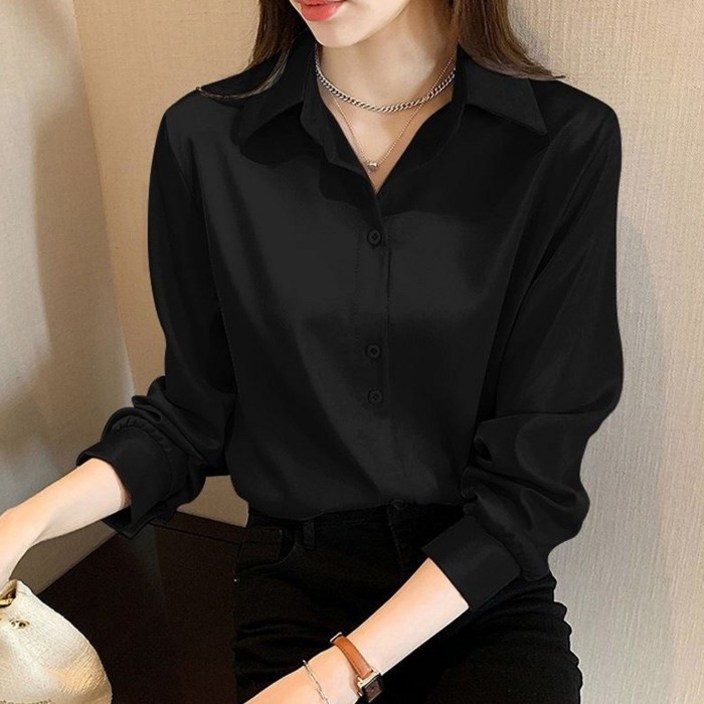 양놀 여성 브이넥 카라 쉬폰 셔츠 블라우스 양놀 여성 브이넥 카라 쉬폰 셔츠 블라우스