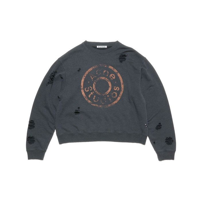 아크네 스튜디오 로고 프린트 스웨트셔츠