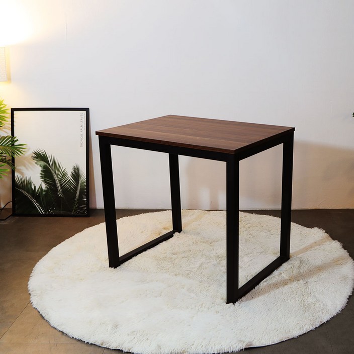 [저스틴퍼니처]로드 멀바우 800 식탁 테이블, 멀바우, 2인용