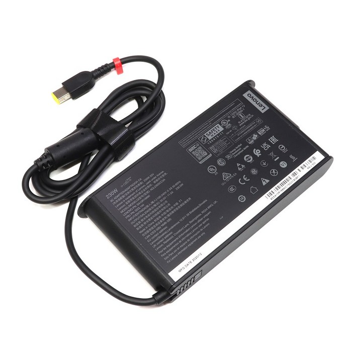 LENOVO 정품 20V 11.5A 230W 슬림팁 어댑터 4X20E75115 ThinkPad P70 Legion7 15IMHg0581YU 충전기, 1개