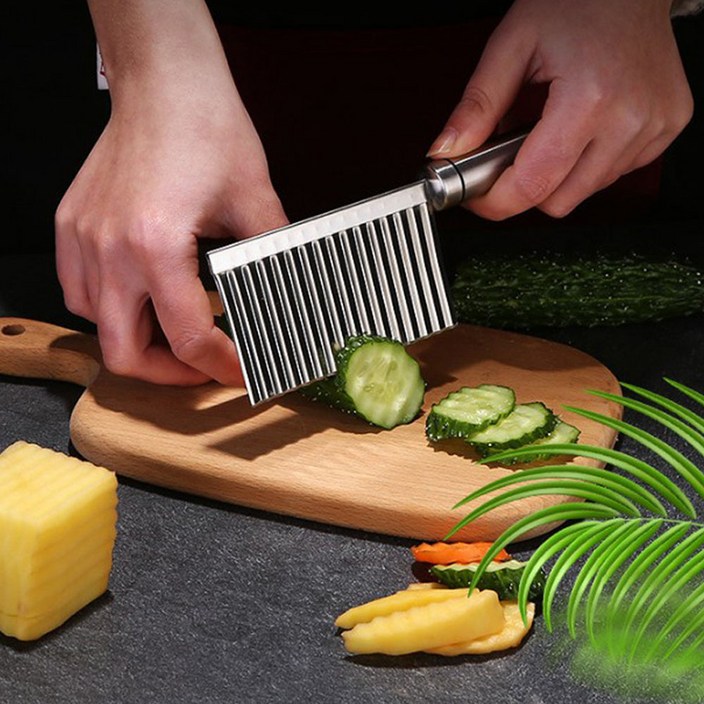 물결무늬 칼 웨이브칼 전참시 당근 감자튀김 슬라이서 물결무늬칼 묵칼 커팅기 K931