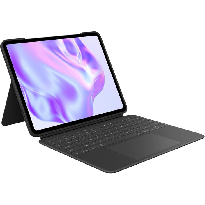 로지텍 콤보 터치 iPad Pro 11인치 M4 2024 키보드 케이스 블랙, 기본
