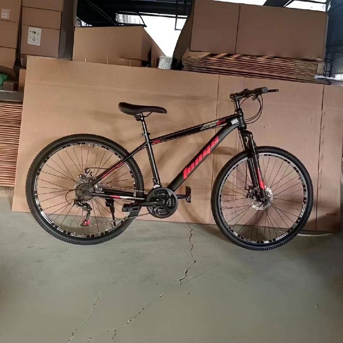 로드자전거 사이클 2426인치 자전거 MTB자전거 입문용 로드 산악 MTB, 24인치, B.블랙레드, 1개
