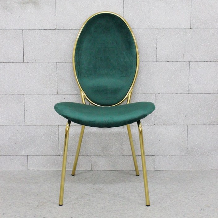 네이처드림 [리퍼할인]골드프레임 벨벳 클레오파트라 의자