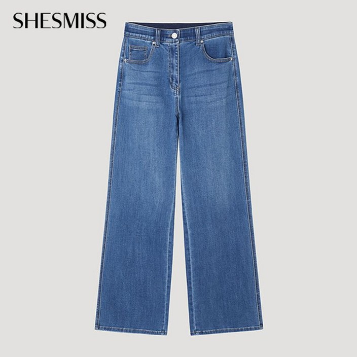 쉬즈미스 와이드 밴딩 데님 팬츠 SSMSLP22071 BL