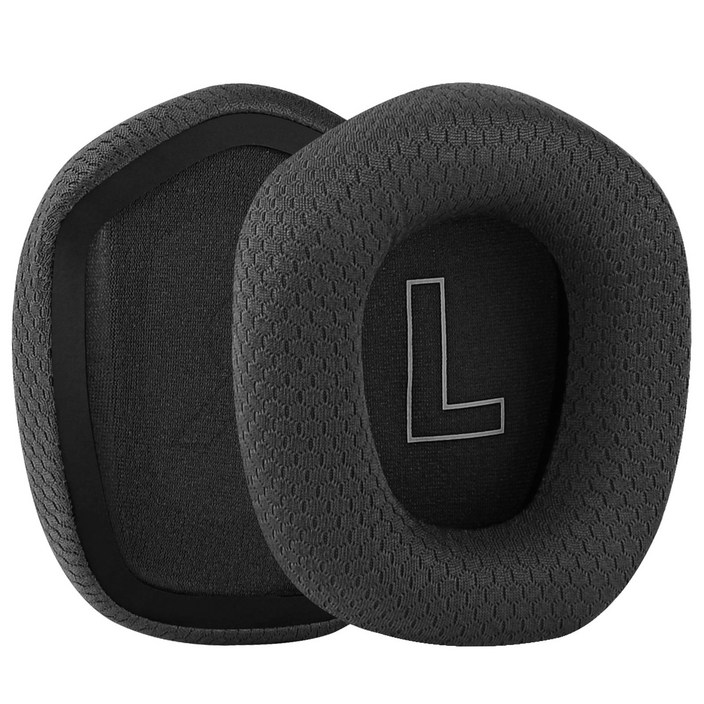 Logitech G733 이어 패드 쿠션 커버 귀마개 헤드폰 헤드셋 스펀지 메쉬 블랙 좌우, 1개