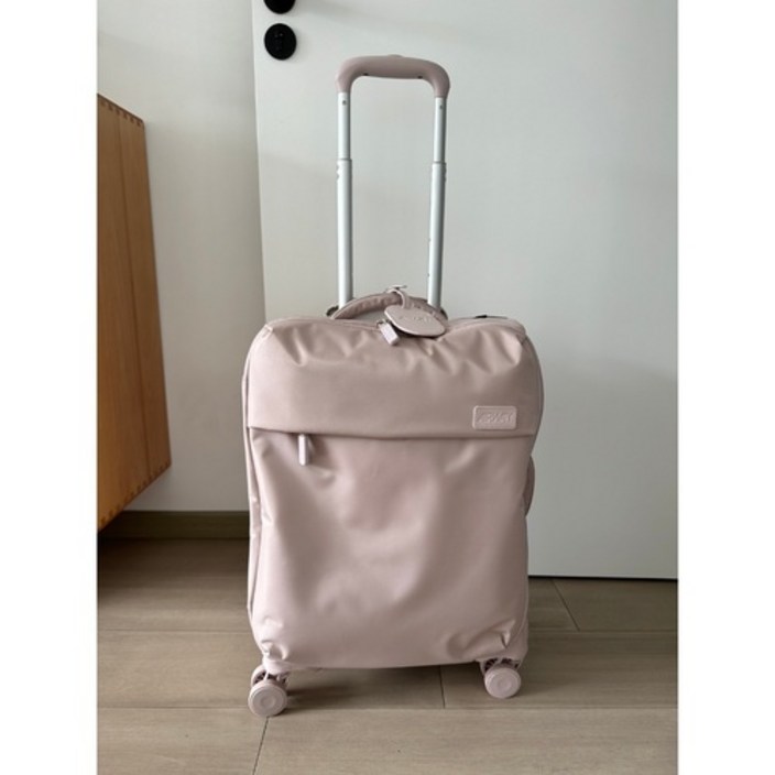 수출용 초경량 베이비핑크 가벼운 20인치 비행기 기내 탑승가능 나일론 막대 케이스 24인치 체크 사일런트 유니버셜 휠 수하물 가방 소프트 캐리어