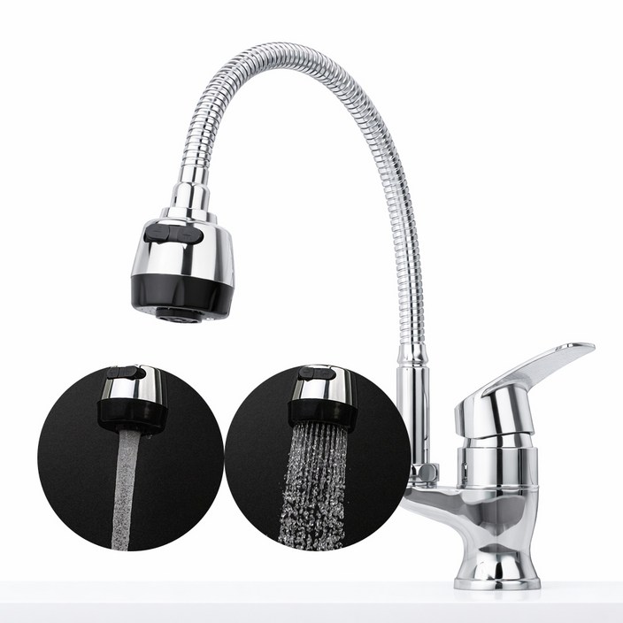 비욘드퍼니싱 코브라 싱크대 원홀 주방수전, 1세트