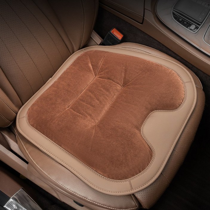 CABULE 자동차 방석 겨울 차량용 방석 플란넬 차량방석