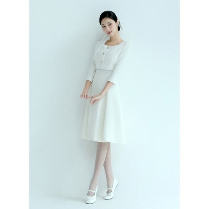 ❲매장정품❳ 잇미샤 편한 데일리 원피스 컬러블록 투인원 (ITO5WOP910) 하객 오피스 룩