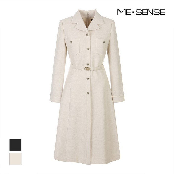 [미센스] 테일러드 핏앤 플레어 원피스_MB52OPM183A