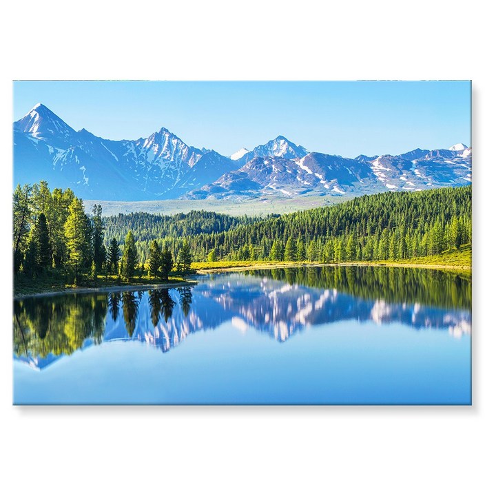 재물운 폭포그림 호수그림 물그림 액자 풍경 시원한 풍수 인테리어 대형캔버스 풍수지리 거실 개업선물 집들이선물