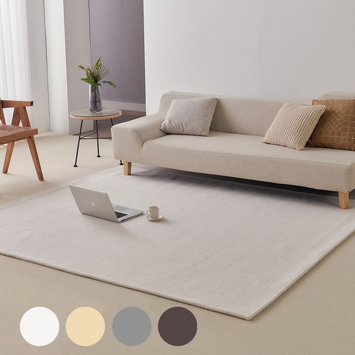 곰표코지베어 워셔블 러그 거실 카페트 극세사 단모 먼지없는 방수