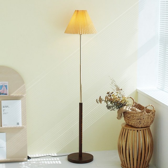 솔레 장스탠드_2colors [LED램프증정], 브라운