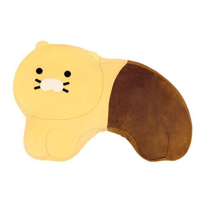 [춘식이 형태 커브 바디필로우] 수면용바디필로우 춘식이인형 커브드바디필로우 등받이쿠션 침대등받이쿠션 캐릭터쿠션 수면쿠션 곡선형바디필로우 허리쿠션