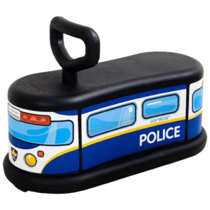 코레카 붕붕카 경찰차 소방차 돌아기 걸음마 유아 어린이 무소음 자동차 장난감, 경찰차, 1개