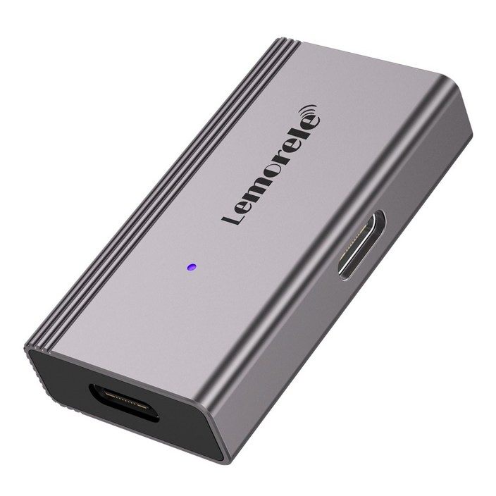 Lemorele HDMI에서 Type-C 어댑터까지 최대 4K 60Hz 노트북, 게임 콘솔, DVD 및 기타 장치를 AR 글래스 또는 디스플레이에 연결하는 데 적합합니다, 1개, LD48L