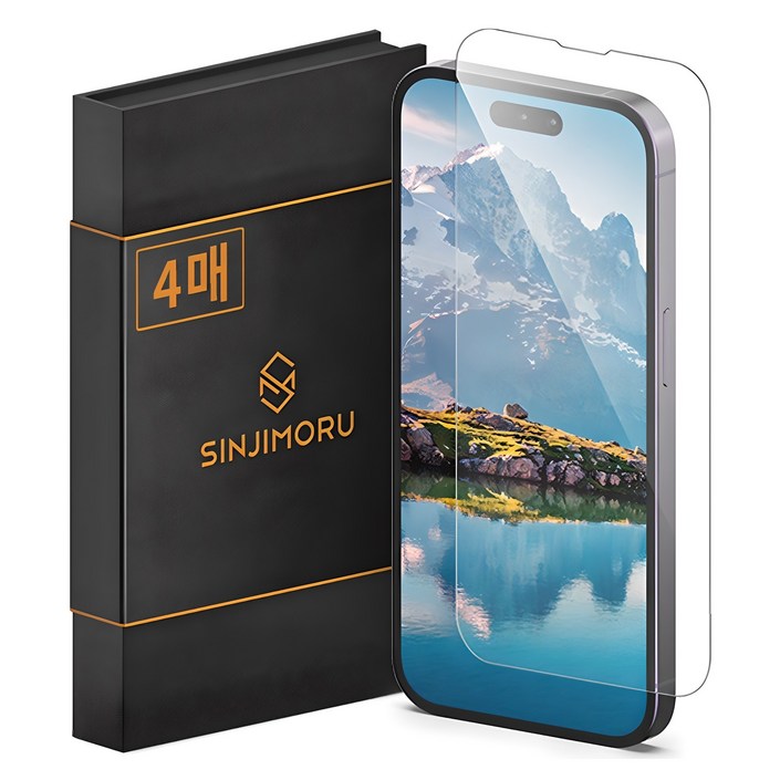 신지모루 신지글래스 2.5D 강화유리 휴대폰 액정보호필름 4p, 1개