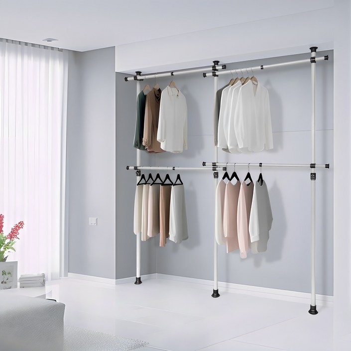 가화홈시스 기본형 4단 옷걸이 행거 NLB3400