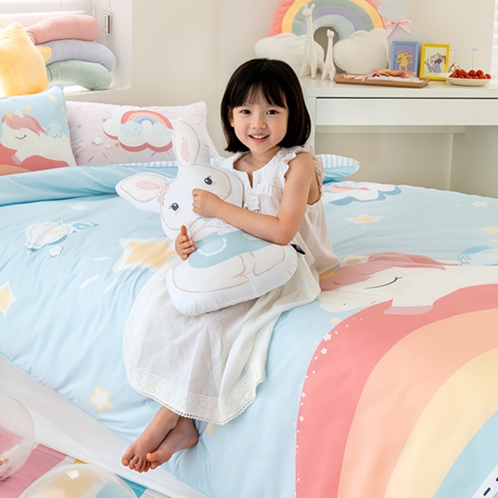 마이하우스 유니콘 엘리 사계절 이불커버  베개커버 아동침구세트