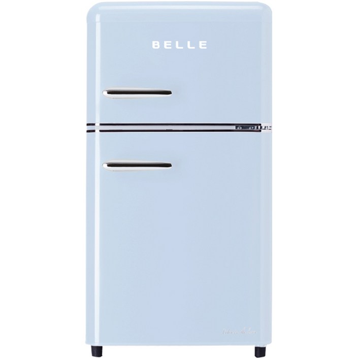 BELLE 레트로 글라스 83L 2도어 냉장고 RD09ASBH, RD09ASBH
