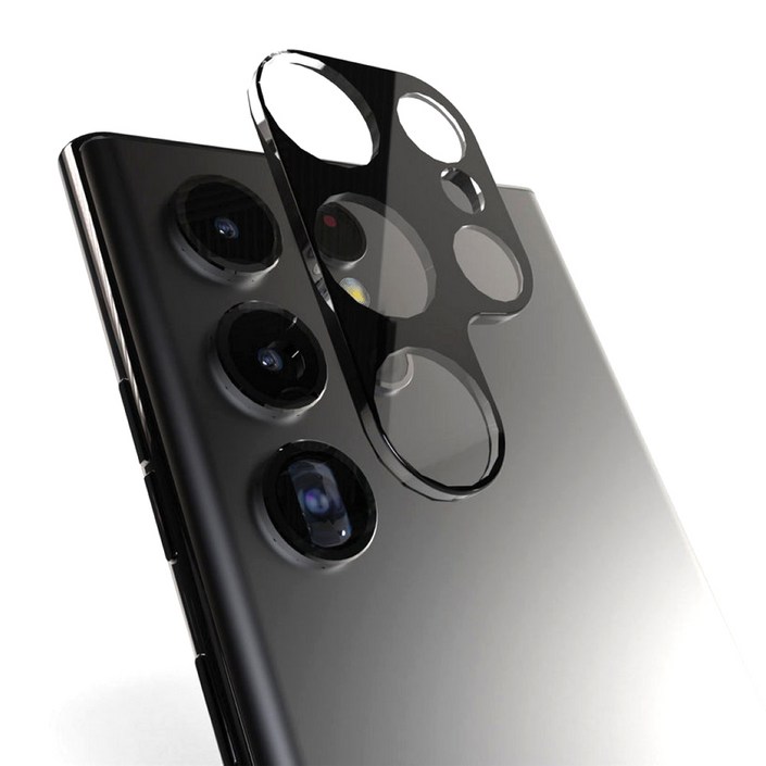 제로스킨 베젤 강화유리 휴대폰 카메라 보호필름 2p 세트, 1세트