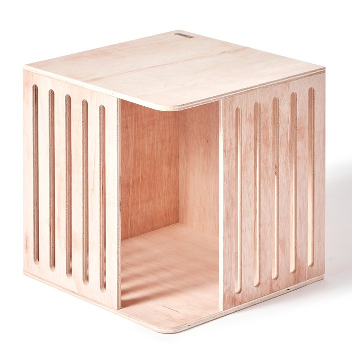 케이엠엠엠엠 고양이 창살형 나무 수제작 숨숨집