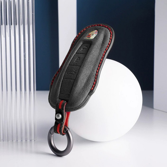 크로니클 스티치라인 프리미엄 포르쉐호환 스웨이드 키케이스 키링 A타입