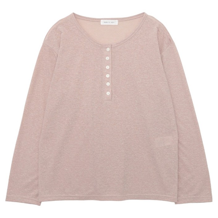 부루앤쥬디 여성용 G 단추 린넨 티셔츠 BORGTS402D