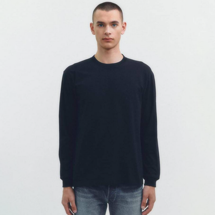 헤인즈 남녀공용 비피 롱 슬리브 티셔츠