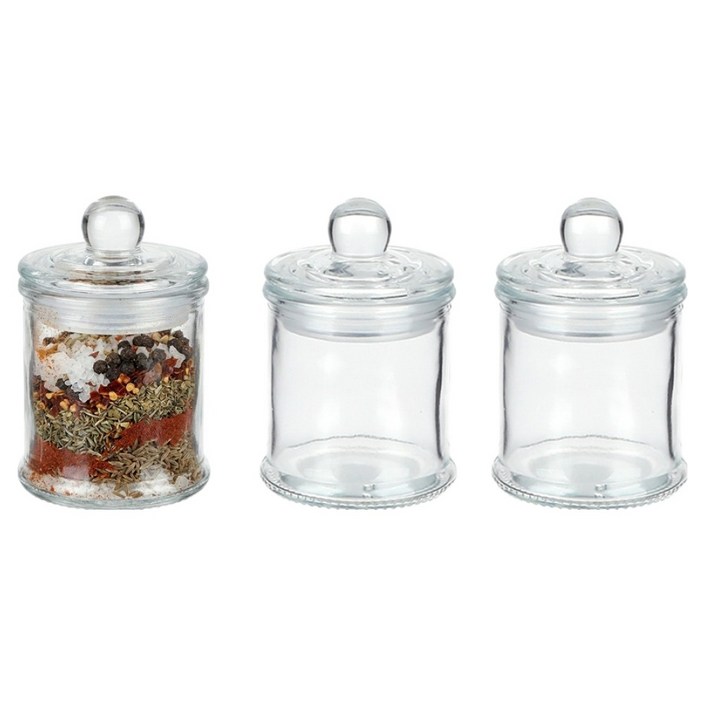 플라라 유리 투명 스트레이트 글라스 저장병