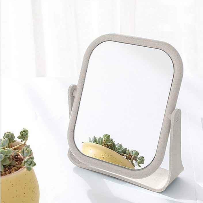 회전식 탁상 거울 사각형