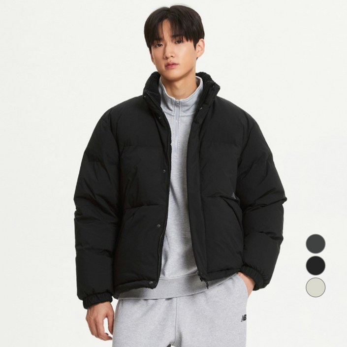 뉴발란스 남녀공용 UNI 액티브 리버서블 플리스 다운 NBNPE41133